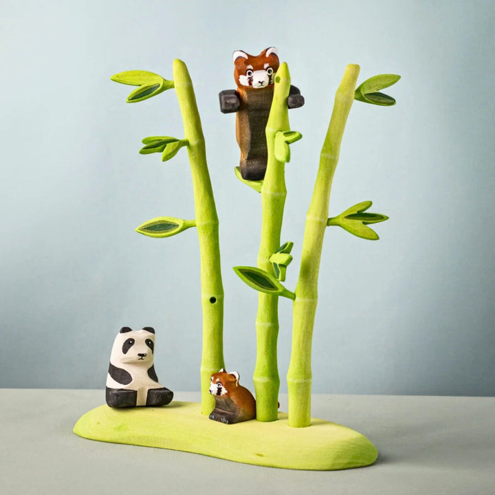 BumbuToys Wooden Animal Red Panda Cub from Australia