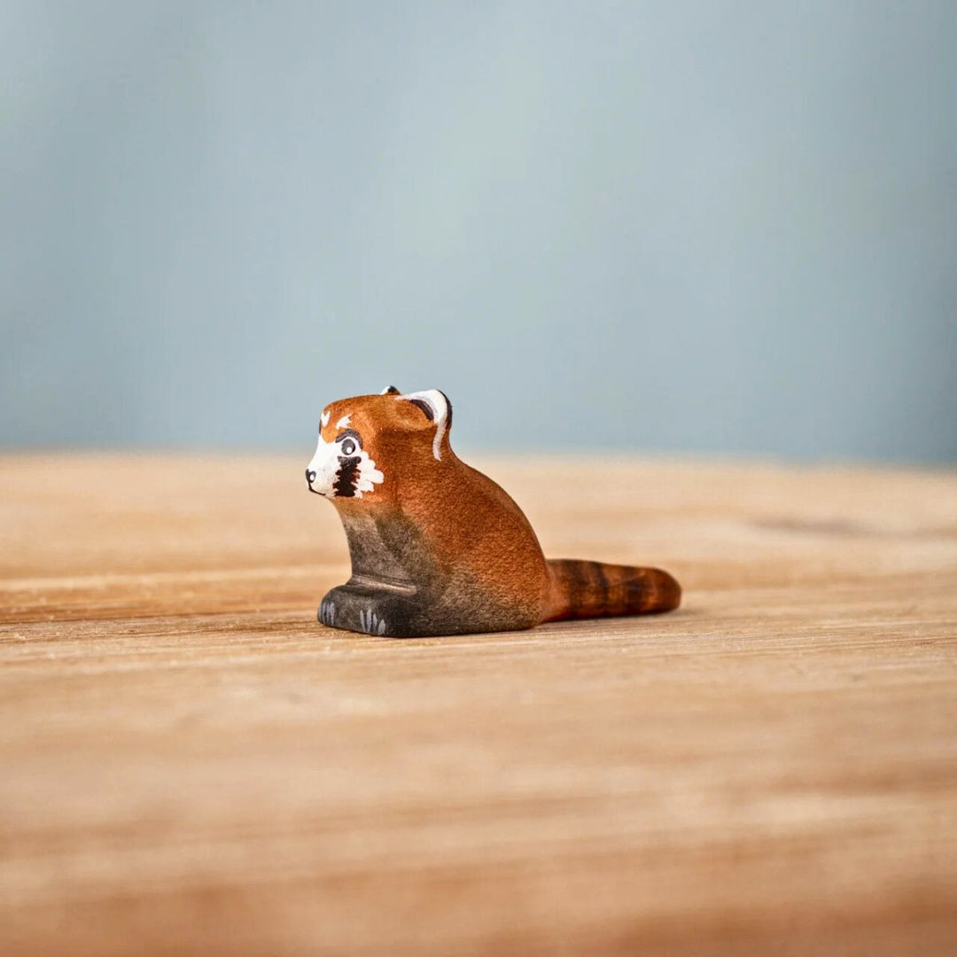 BumbuToys Wooden Animal Red Panda Cub from Australia