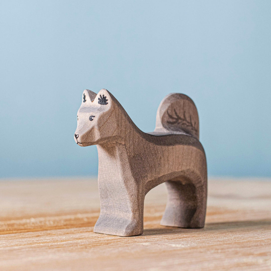 BumbuToys Handcrafted Wooden Animal Shurik Dog from Australia