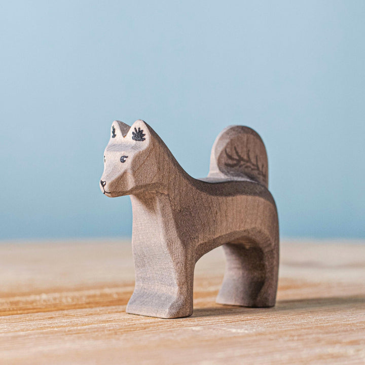 BumbuToys Handcrafted Wooden Animal Shurik Dog from Australia