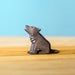 BumbuToys Handcrafted Wooden Animal Wolf Cub Sitting and Howling from Australia
