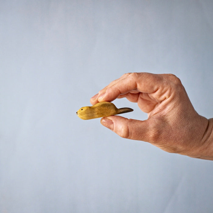 BumbuToys Wooden Animals Beaver Family Set of 3 for Small World Play from Australia