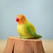 Bumbu Toys Handcrafted Wooden Lovebirds & Tree Stump for Small World Play from Australia