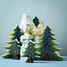Bumbu Toys Handcrafted Wooden Snowy Owl Family for Small World Play from Australia
