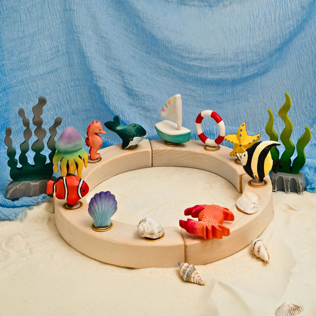 BumbuToys Beach Wooden Celebration Ring Decoration - Online, Australia