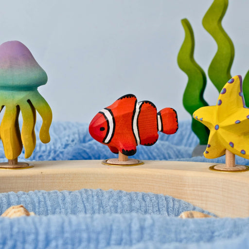 BumbuToys Wooden Celebration Ring Decoration - Clownfish - Online, Australia