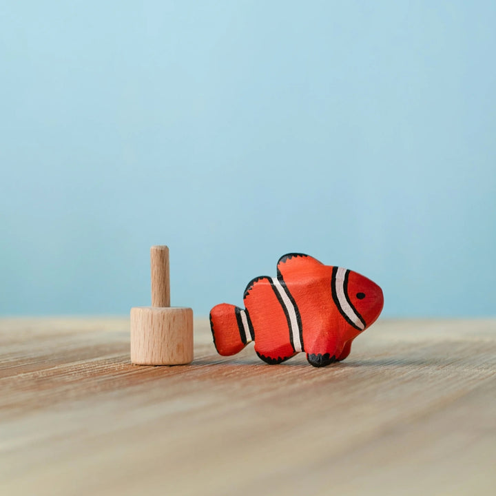 BumbuToys Wooden Celebration Ring Decoration - Clownfish - Online, Australia