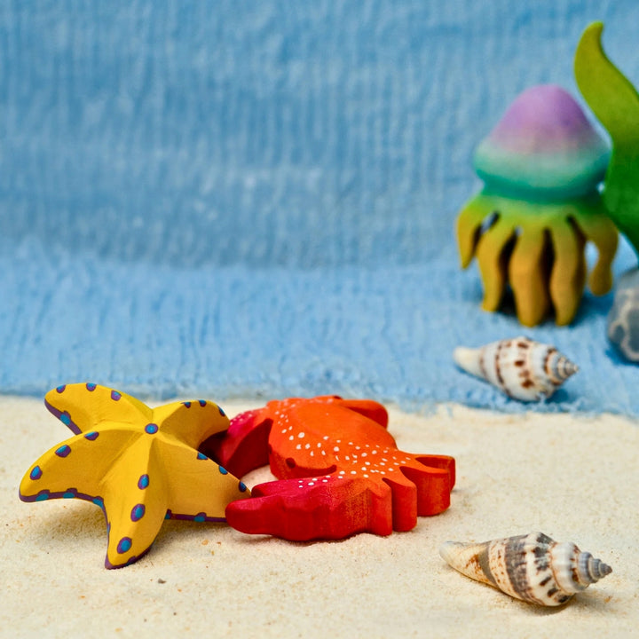 BumbuToys Wooden Celebration Ring Decoration - Crab - Online, Australia