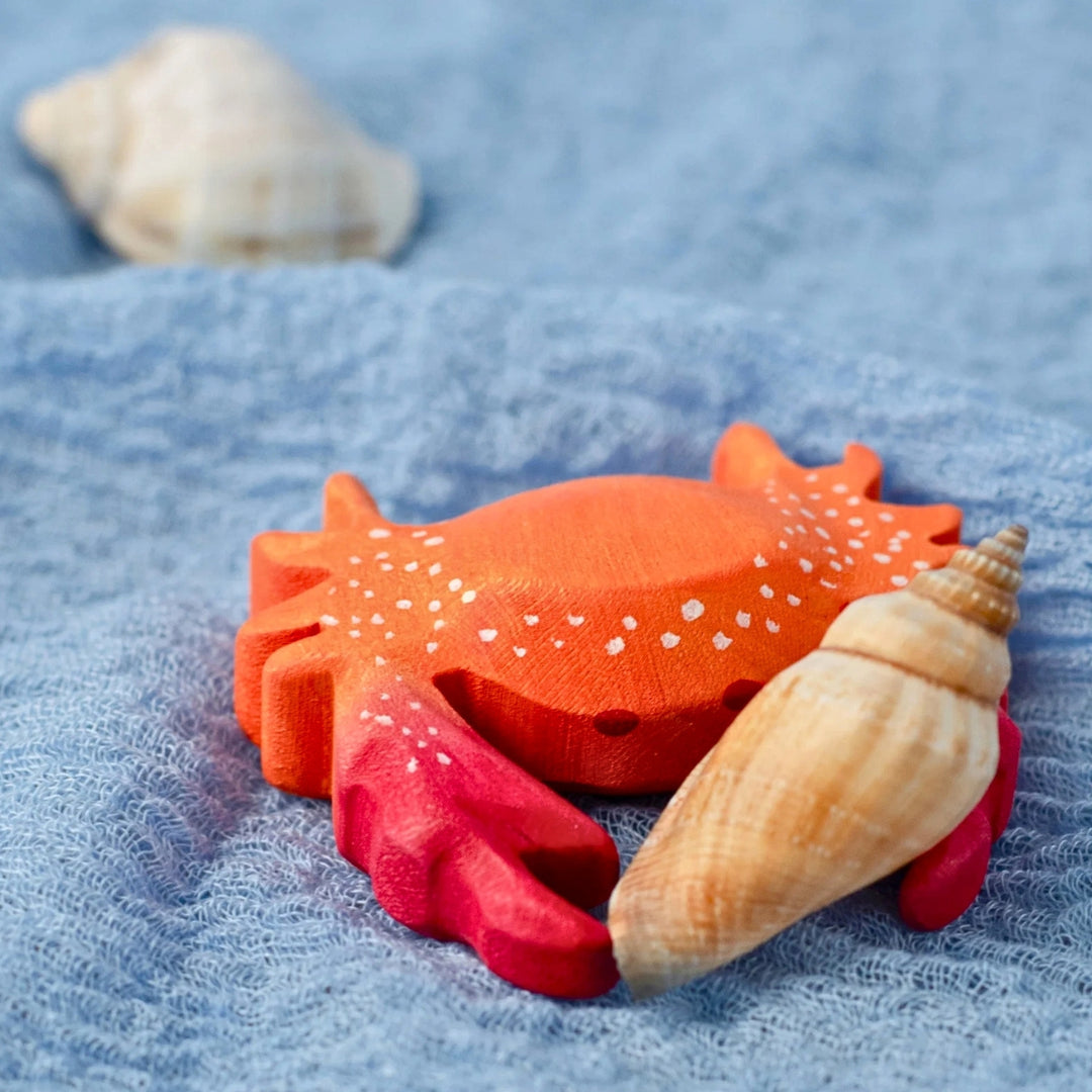BumbuToys Wooden Celebration Ring Decoration - Crab - Online, Australia