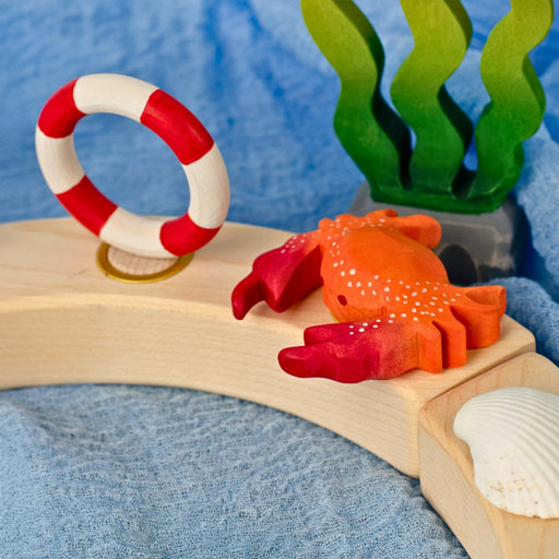 BumbuToys Wooden Celebration Ring Decoration - Crab - Online, Australia