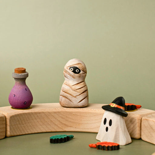 BumbuToys Wooden Celebration Ring Decoration - Enchanted Mummy - Online, Australia