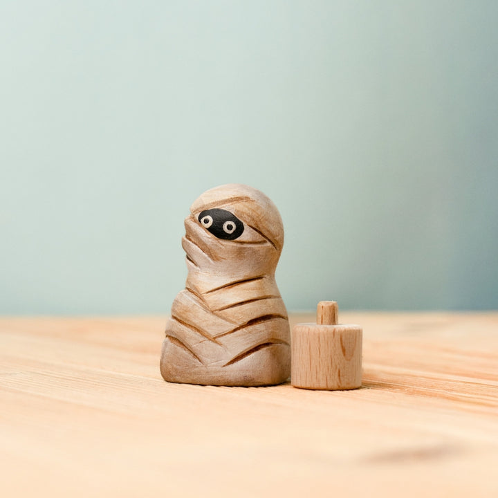 BumbuToys Wooden Celebration Ring Decoration - Enchanted Mummy - Online, Australia