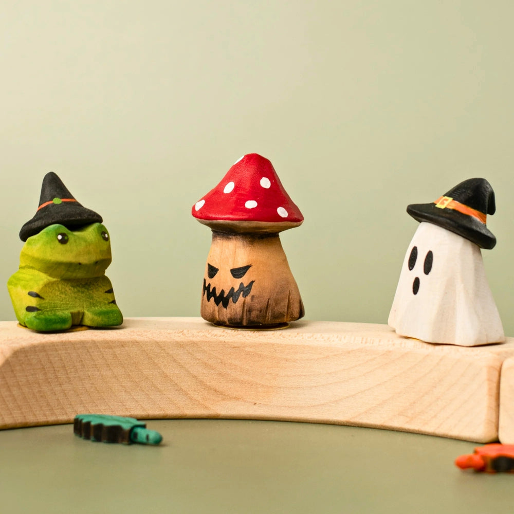 BumbuToys Wooden Celebration Ring Decoration - Enchanted Mushroom - Online, Australia