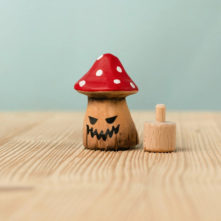 BumbuToys Wooden Celebration Ring Decoration - Enchanted Mushroom - Online, Australia