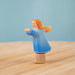 BumbuToys Wooden Celebration Ring Decoration - Festive Angel - Christmas-themed Birthday Ring Figure from Australia