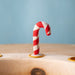 BumbuToys Wooden Celebration Ring Decoration - Festive Candy Cane - Christmas-themed Birthday Ring Figure from Australia