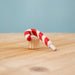 BumbuToys Wooden Celebration Ring Decoration - Festive Candy Cane - Christmas-themed Birthday Ring Figure from Australia