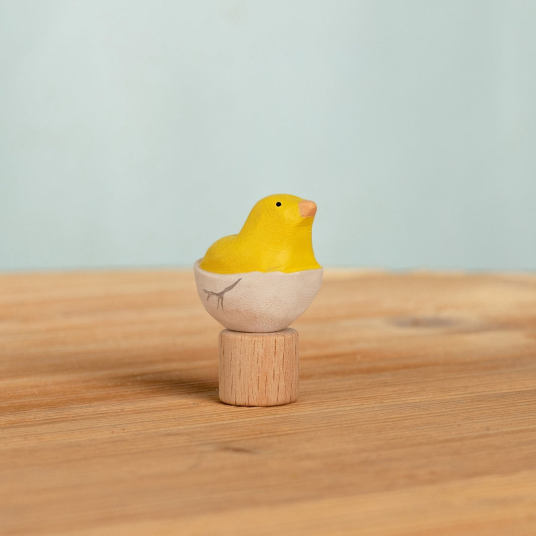 BumbuToys Wooden Celebration Ring Decoration - Festive Chick Egg - Online, Australia
