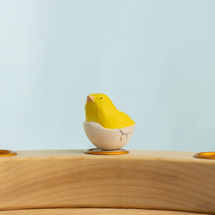 BumbuToys Wooden Celebration Ring Decoration - Festive Chick Egg - Online, Australia