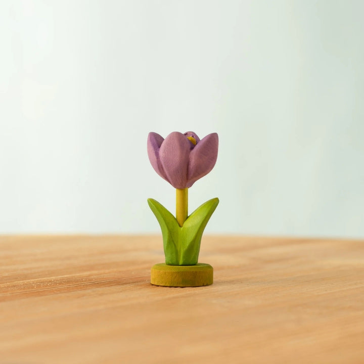 BumbuToys Wooden Celebration Ring Decoration - Festive Crocus for Small World Play - Online, Australia