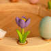 BumbuToys Wooden Celebration Ring Decoration - Festive Crocus for Small World Play - Online, Australia