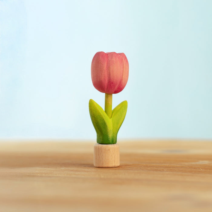 BumbuToys Wooden Celebration Ring Decoration - Festive Tulip - Online, Australia