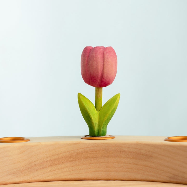 BumbuToys Wooden Celebration Ring Decoration - Festive Tulip - Online, Australia