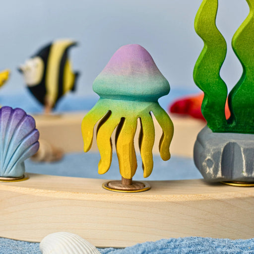 BumbuToys Wooden Celebration Ring Decoration - Jellyfish - Online, Australia