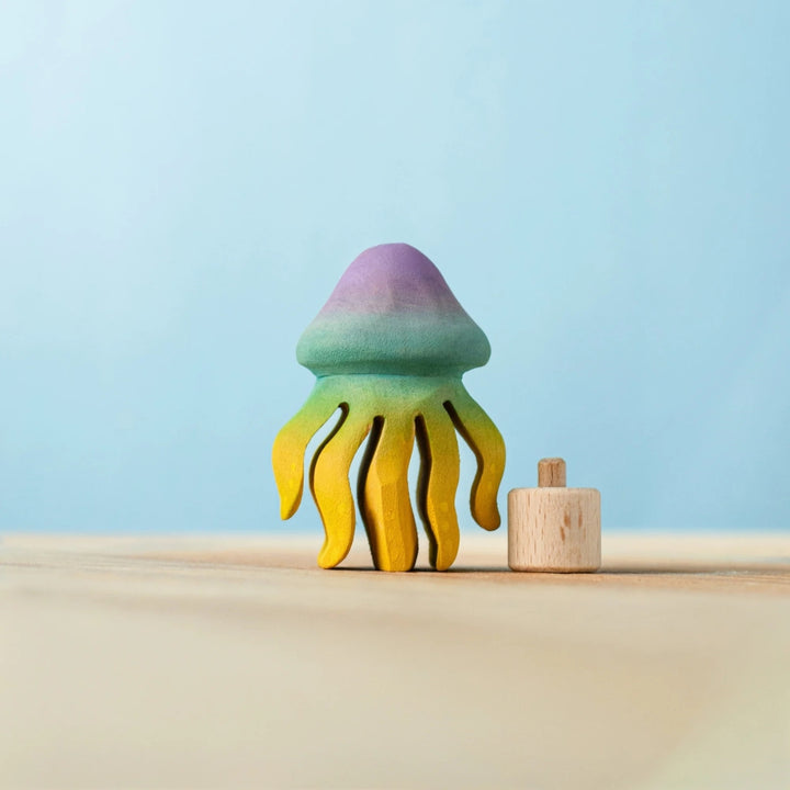 BumbuToys Wooden Celebration Ring Decoration - Jellyfish - Online, Australia