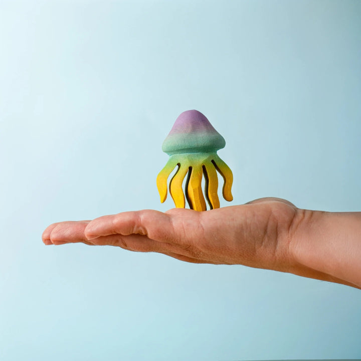 BumbuToys Wooden Celebration Ring Decoration - Jellyfish - Online, Australia