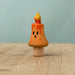 BumbuToys Wooden Celebration Ring Decoration - Magic Candle - Orange - Online, Australia