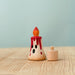 BumbuToys Wooden Celebration Ring Decoration - Magic Candle - Red - Online, Australia