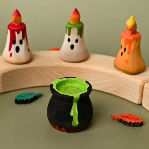 BumbuToys Wooden Celebration Ring Decoration - Magic Cauldron - Online, Australia