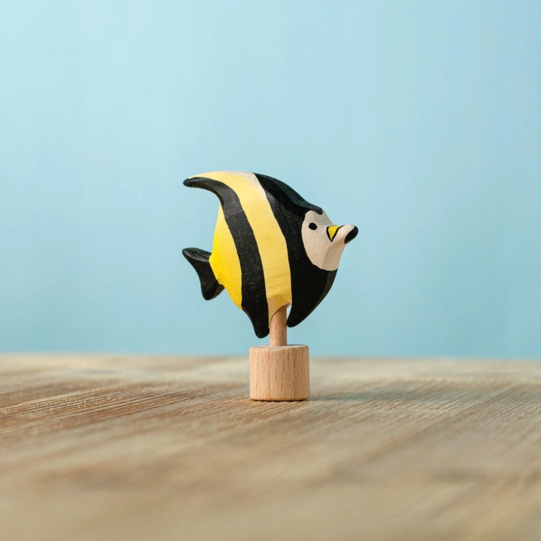 BumbuToys Wooden Celebration Ring Decoration - Moorish Idol Fish - Online, Australia