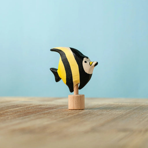 BumbuToys Wooden Celebration Ring Decoration - Moorish Idol Fish - Online, Australia