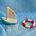 BumbuToys Wooden Celebration Ring Decoration - Sailboat - Online, Australia