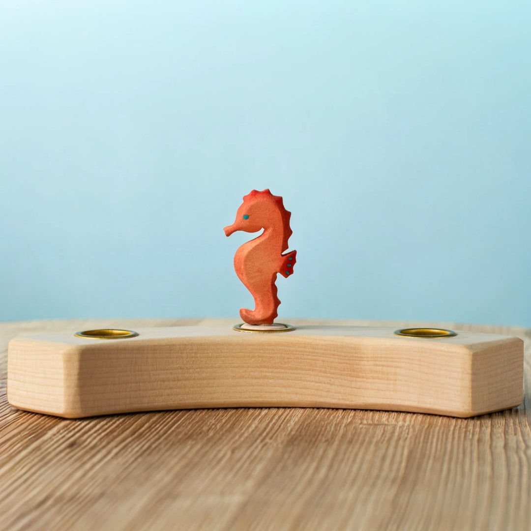 BumbuToys Wooden Celebration Ring Decoration - Seahorse - Online, Australia