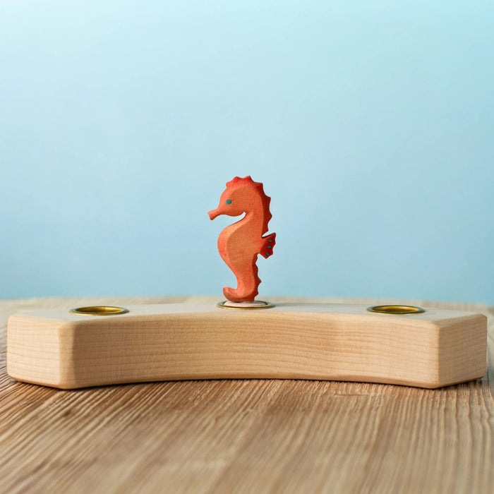 BumbuToys Wooden Celebration Ring Decoration - Seahorse - Online, Australia