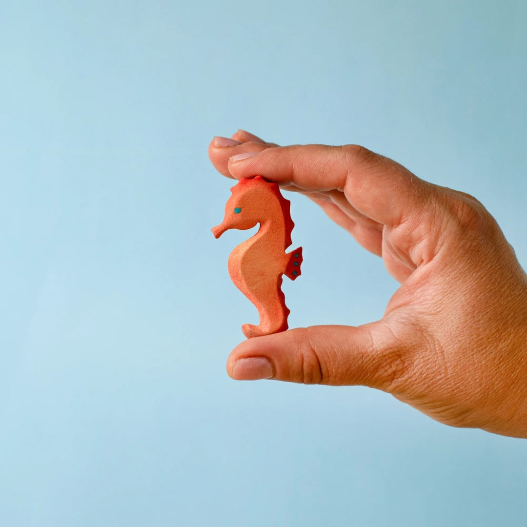 BumbuToys Wooden Celebration Ring Decoration - Seahorse - Online, Australia