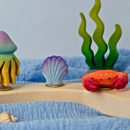 BumbuToys Wooden Celebration Ring Decoration - Seashell - Online, Australia