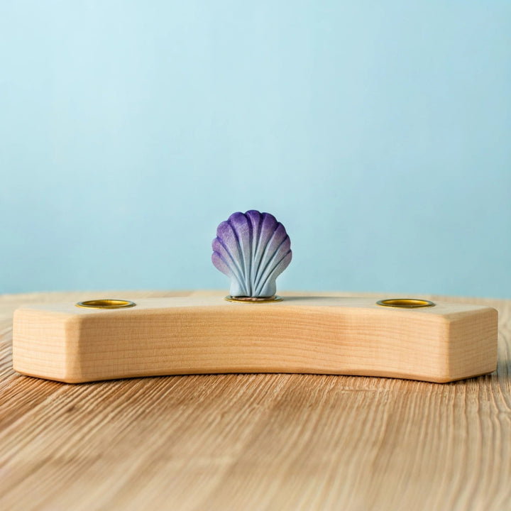 BumbuToys Wooden Celebration Ring Decoration - Seashell - Online, Australia