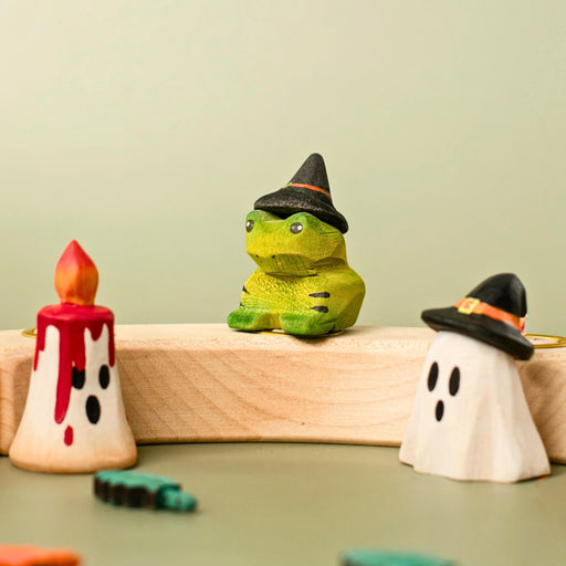 BumbuToys Wooden Celebration Ring Decoration - Spell Frog - Online, Australia