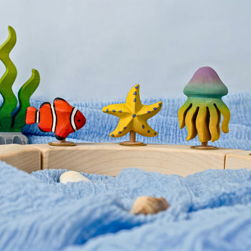 BumbuToys Wooden Celebration Ring Decoration - Starfish - Online, Australia