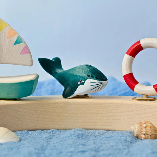 BumbuToys Wooden Celebration Ring Decoration - Whale - Online, Australia