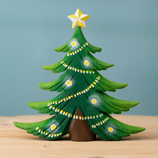 BumbuToys Wooden Figure - Christmas Tree for Small World Play from Australia