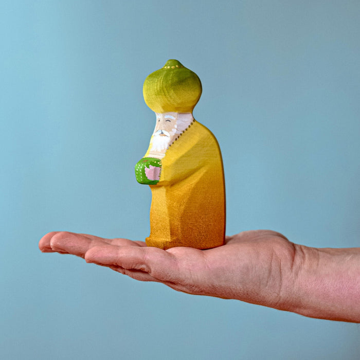 BumbuToys Handcrafted Wooden Christmas Figures The Three Kings for Small World Play from Australia