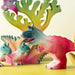 BumbuToys Wooden Dinosaur - Carnotaurus for Small World Play from Australia