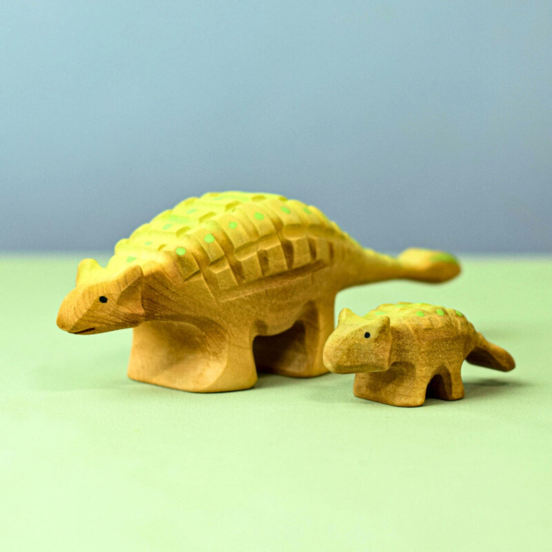 Wooden Dinosaurs - Ankylosaurus - Set of 2