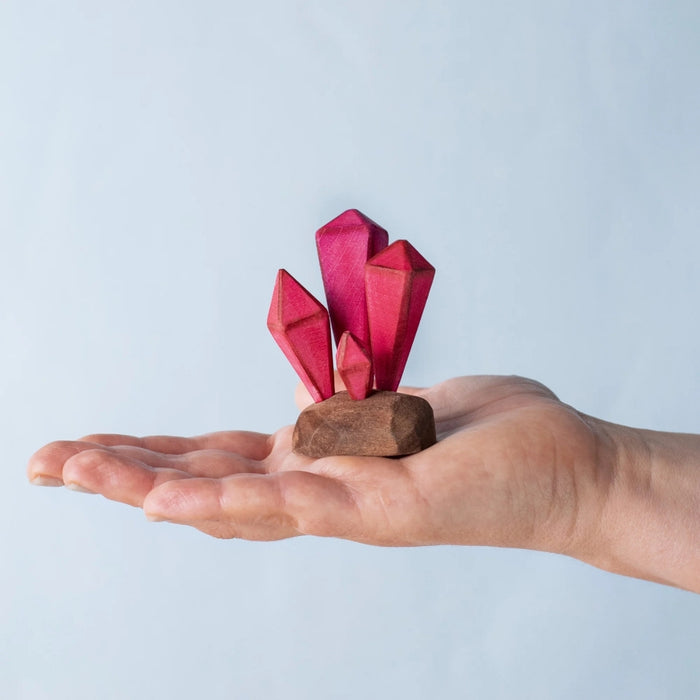 BumbuToys Wooden Figure - Crystals for Small World Play from Australia