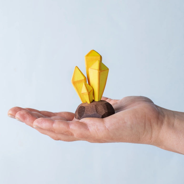 BumbuToys Wooden Figure - Crystals for Small World Play from Australia